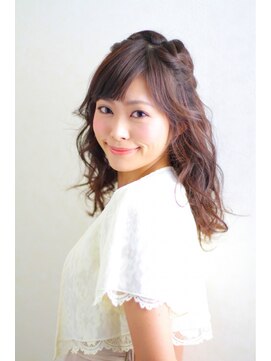 ディセンタージュ ヘアーメイク(DECENTAGE hair make) 編み込みハーフアップ☆所要時間約15分