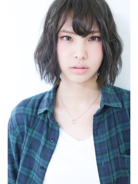 ブルーフェーセス 表参道(blue faces) 『bluefaces』フェザーボブ&グレージュショート