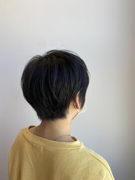 サジアーツバグス ブルーアッシュのショートでマスクヘア☆