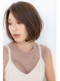 大人可愛いナチュラルカラー☆小顔大人ボブY大宮30代40代50代