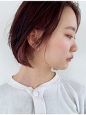 ショートボブ&インナーカラー