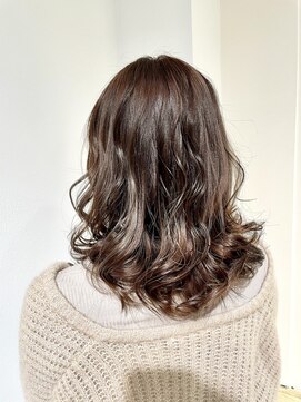 エイトタマプラ たまプラーザ店(EIGHT tamapla) 【EIGHTたまプラ】デザインカラー_切りっぱなしボブ