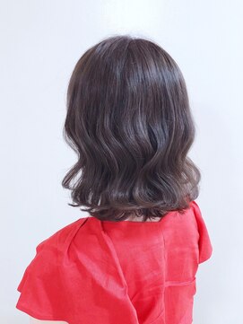 アナザヘアー なんば 高島屋前店(ANAZA hair) ミディアムヨシンモリ♪大人可愛い20代30代40代前下がりボブ