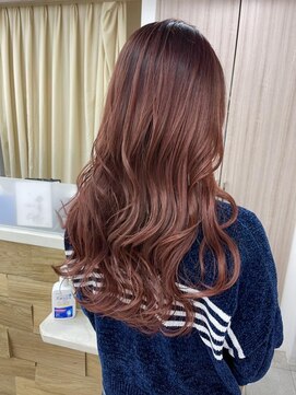 ジゼル(gisele) (稲毛)バレイヤージュ履歴にピンク系のオンカラー