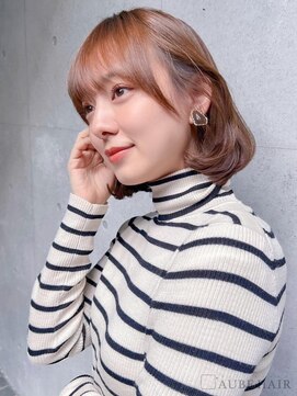 オーブヘアーリリエ 富士店(AUBE HAIR lilie) 20代・30代_小顔カット_内巻きボブ