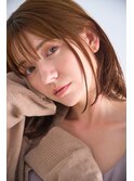 大人かわいいマロンベージュ