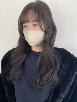 コト 福井大和田店(coto) 福井大和田　顔まわり　ラベンダーグレイジュ　透明感カラー