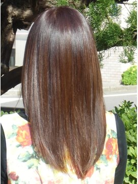 ルートヘア 辻堂店 サラつや縮毛矯正♪