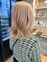 サンド 表参道(sand)&nbsp;ブリーチダブルカラーミルクティーベージュ表参道