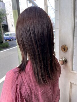 アミュレ(Amule) 大人可愛いエモージュこなれセミディうる艶イメチェンヘア30代