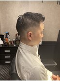 MEN'Sショートアップバングミドルフェード
