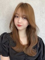 プアメリア 名古屋(Puamelia)&nbsp;トリートメント ブリーチなしダブルカラー 前髪縮毛矯正