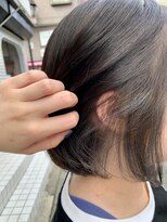 アズールサン 草加西口店(azule-sun)&nbsp;イヤリングカラー、グレージュカラー,ケアブリーチ【草加】