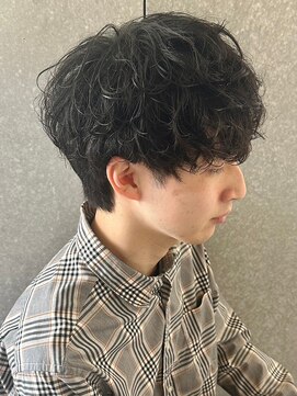 ニアウ 太田店(Niau) メンズナチュラルマッシュクリームパーマシャドウパーマゆるふわ