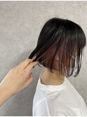 ブリーチ一回ピンクベージュ