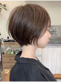 横顔が可愛いショート