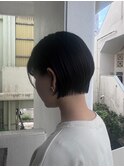 黒髪/ボブルフ/ネビージュ/小顔/ワンレン/水戸/髪質改善/前髪