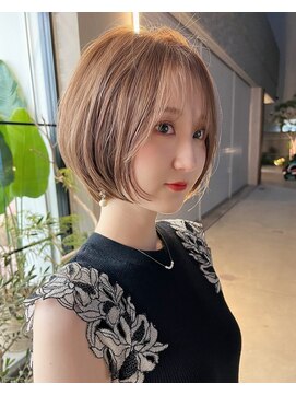 サンド 大阪梅田(sand) @shin__sandボブウルフ/ネビージュ/小顔/ワンレン/大阪梅田