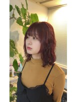 ノリト(norito)&nbsp;パーマ×チェリーレッド