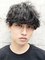 フィフスパーク(fifth PARK)&nbsp;渋谷シャドウパーマメンズ波巻きパーマ韓国メンズマッシュウルフ