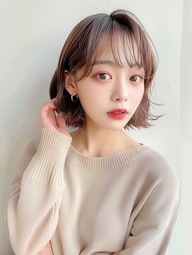 クラン 岡本(Chlan) 小顔似合わせカット×ナチュラルな大人ボブ