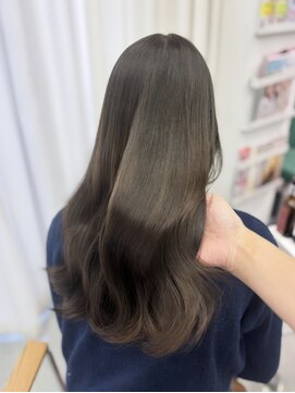 ネクストハラジュク(NEXT HARAJUKU) ブリーチなしダブルカラー　髪質改善　オリーブベージュ