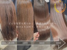 イリス 高槻店の雰囲気（繰り返す度に、キレイでお手入れが楽な潤いツヤ髪。【縮毛矯正】）