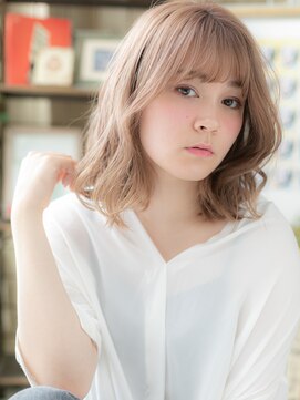 カバーヘア ブリス 戸田公園西口店(COVER HAIR bliss) フレンチガーリー外国人風エアリーミディc6戸田公園10代20代30代