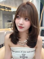 ロンドメリア 天神大名店(Lond Melia)&nbsp;レイヤーカット小顔に見せるヘア/韓国ヘア/髪質改善/福岡/天神