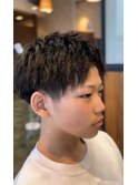 アップバングショート