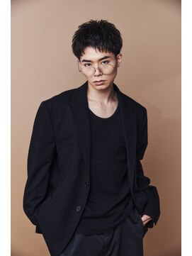 ロンドオム 池袋(Lond Homme) men's/メンズ/ブルーブラック/フェザーパーマ/サーフカール/池袋