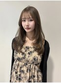hazel beige×layer cut