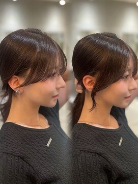 アルーシェ 新宿店(Alushe) 後れ毛あり派？なし派？