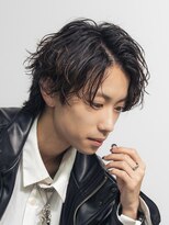 テクト バイアッシュ 吉祥寺店(Tect by Ash) センターパートウルフスパイラルパーマ波巻きパーマサーフカール