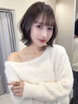 韓国くびれボブ♪一気に垢抜け小顔に！