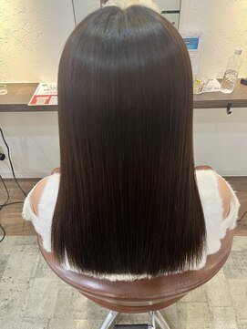 エイクス 津田沼(AQs) 着物ヘア/大人ガーリー/ダークアッシュ/似合わせカット/津田沼