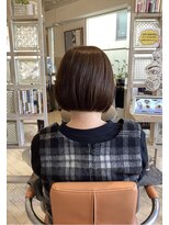 アシャ ヘアー ソリューション 神戸店(asha hair solution) イメチェン/ピンクベージュ/アンブレラカラー/前髪/摂津本山