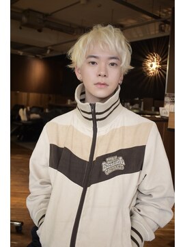 ダブ ダイカンヤマ(DaB DAIKANYAMA) 【メンズブロンド】ブロンドヘア×アクティブショート