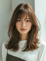 ルシードスタイル グローバルディー 稲毛店(LUCIDO STYLE GLOBAL.D)&nbsp;レイヤーセミディ20代30代40代レイヤーカット韓国ボブ顔周り稲毛