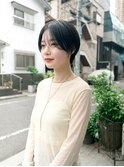 新宿若松河田曙橋ハンサムショートシースルーバング20代30代40代