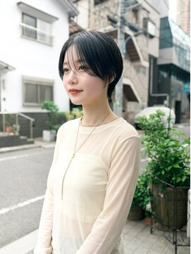キビト(kibito) 新宿若松河田曙橋ハンサムショートシースルーバング20代30代40代