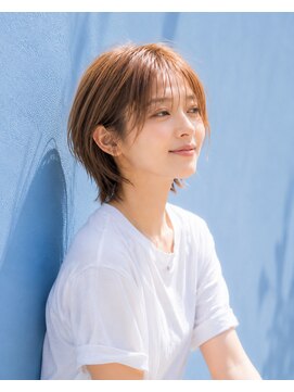 フレイムス ヘアアンドリラックス 大宮東口店(Frames) ショートボブ髪型20代30代40代50代前髪あり前髪なし面長丸顔大宮