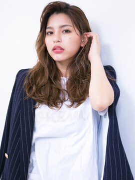 アンルポン 天満橋(un le pont) 【un le pont天満橋】 セミウェットゆるふわフェザーロング