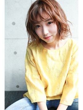 ラフィス ヘアールーチェ 樟葉店(La fith hair luce) 【La fith】シースルーバング×ふんわりボブ