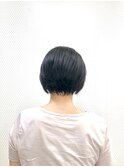 黒髪/白髪染め/小顔/ショートボブ/ショート/40代50代60代/