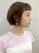 エンドリンク(endlink) オレンジカラー×ショートバング