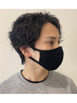 ニコフクオカヘアーメイク(NIKO Fukuoka Hair Make) 「NIKO」前下がりソフトスパイラルパーマ
