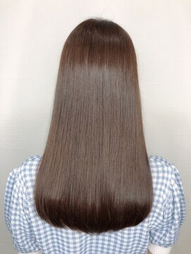 ヘアリゾートエーアイ 北千住店(hair resort Ai) ハイトーンインナーカラー/マロンベージュ/Ａラインボブ/北千住