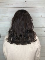 ジュジュル 稲毛本店(jujur)&nbsp;透明感カラー/ロング/カーキグレージュ/大人かわいい【稲毛】