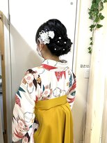 ロカット サロン(Roquat Salon)&nbsp;袴卒業式アレンジ【ヘアセット/立川/立川南/国分寺/八王子/袴】